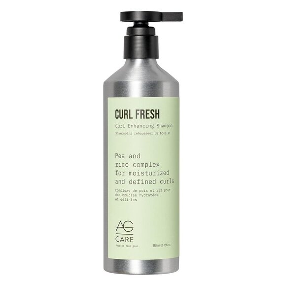 AG Care Curl Fresh Hydrating Shampoo 12 oz Pea Peptide & Rice Complex 12 Fl Oz - Picture 1 of 6